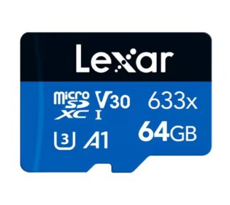 Mem Lexar Micro S/Adap 64Gb 633x 100mb