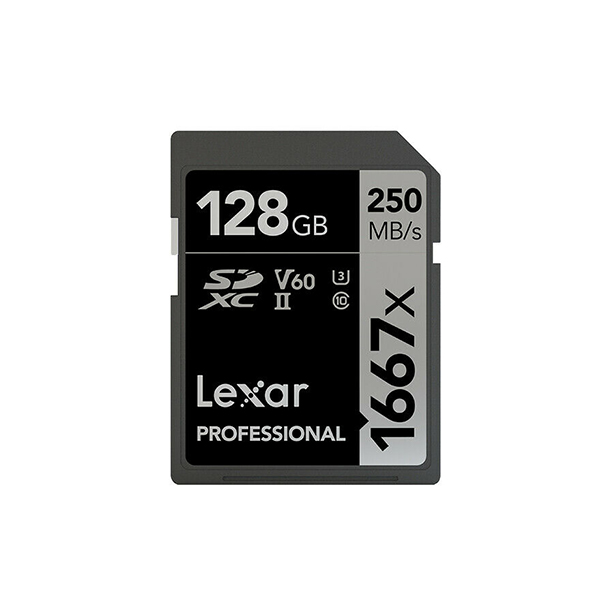 Memoria Lexar 128GB Professional 1667x 250Mb/s SDXC UHS-II - Imagen 2