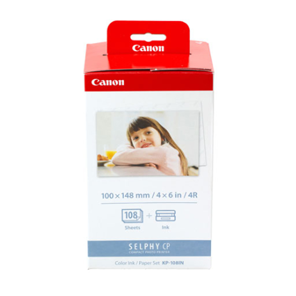 Kit Papel + Cinta Canon KP108IN