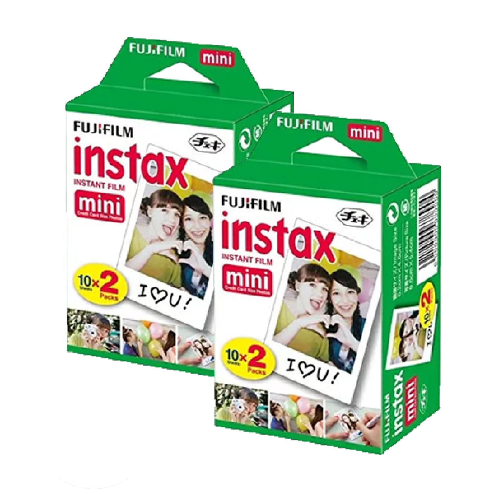 Pack x2 Película Fujifilm Instax Mini (40 un)