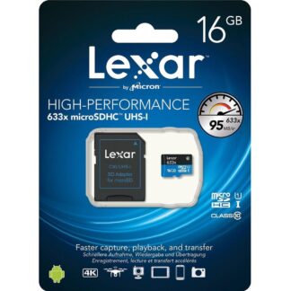 Memoria Lexar Micro 16 Gb C10 633x 95mb SDHC