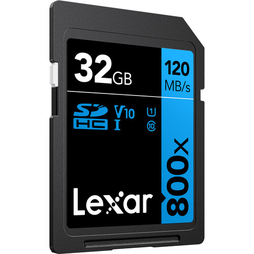 Memoria Lexar SD 32 Gb 800x 120mb V10 sdxc uhsI