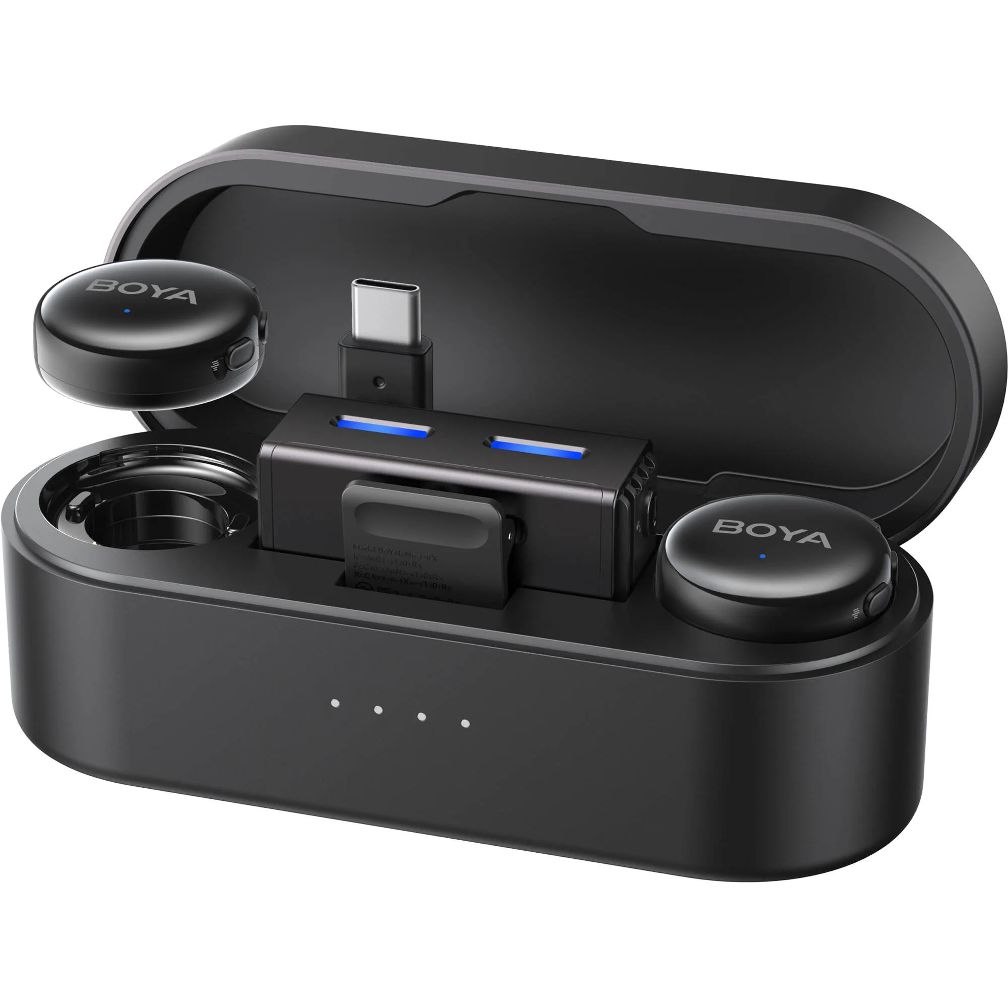 Boya BY-BOYALINK 3-02 Micrófono Doble con IA Conector USB-C
