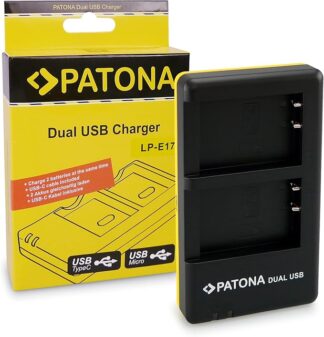 CARGADOR DUAL USB CHARGER LP-E17   175296
