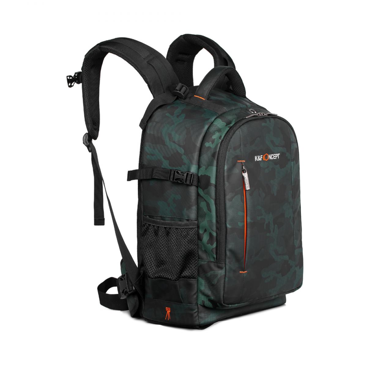 Mochila multifuncional K&F Concept para fotografía de viajes al aire libre, 30 x 24 x 45 cm, mochila de 23 l Nature Wander 06 (camuflaje - Imagen 12