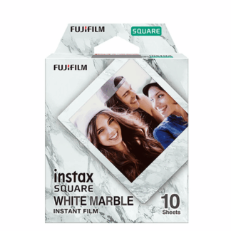 PELICULA 10 FOTOS FUJIFILM INSTAX SQUARE WHITE MARBLE