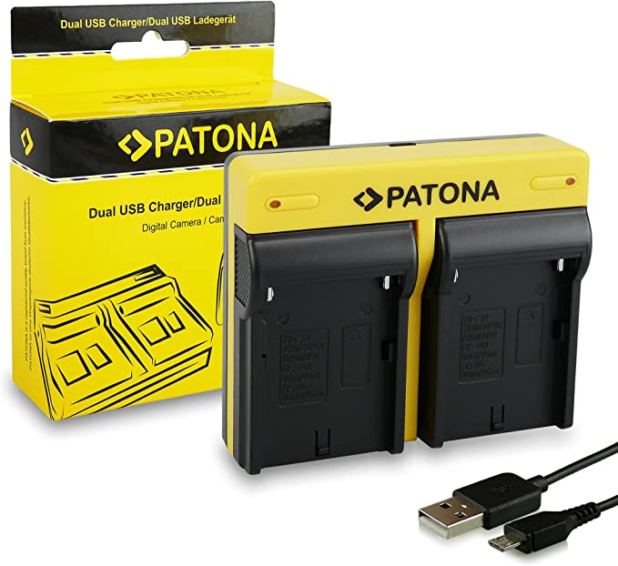 Cargador para Sony Patona USB Dual 191525 NP-FM50 - Imagen 4