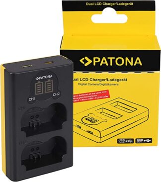 Cargador PATONA baterías Fujifilm NP-W235 serie X y GFX