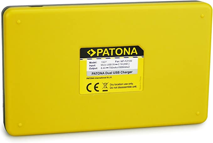 Cargador para Sony Patona USB Dual 1927 NP-FZ100 - Imagen 4