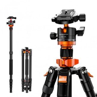 175cm K&F Travel Companion Tripod - K&F TRIPODE K255A4+BH-28L KF09.083V2