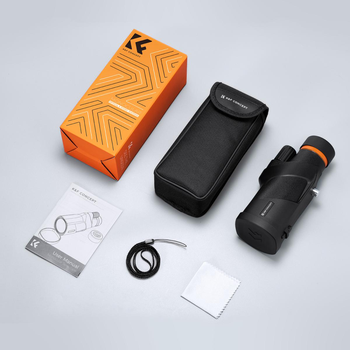 MONOCULAR K&F 12x50 BLACK KF33.072 - Imagen 5