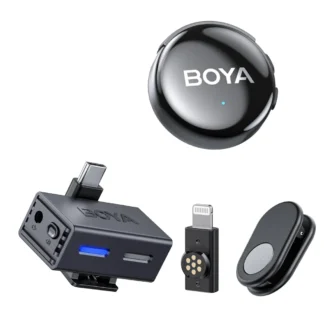 Boya BY-BOYALINK 3-04 Micrófono con IA Conectores USB-C y Lightning (Sin Caja de Carga)