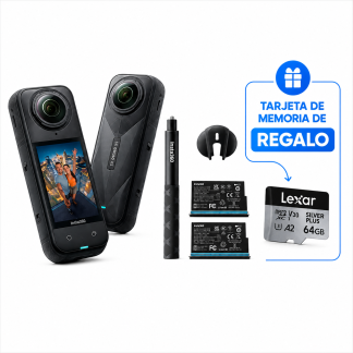 Cámara Insta360 X5 Starter Bundle + Tarjeta de memoria micro 64GB de regalo