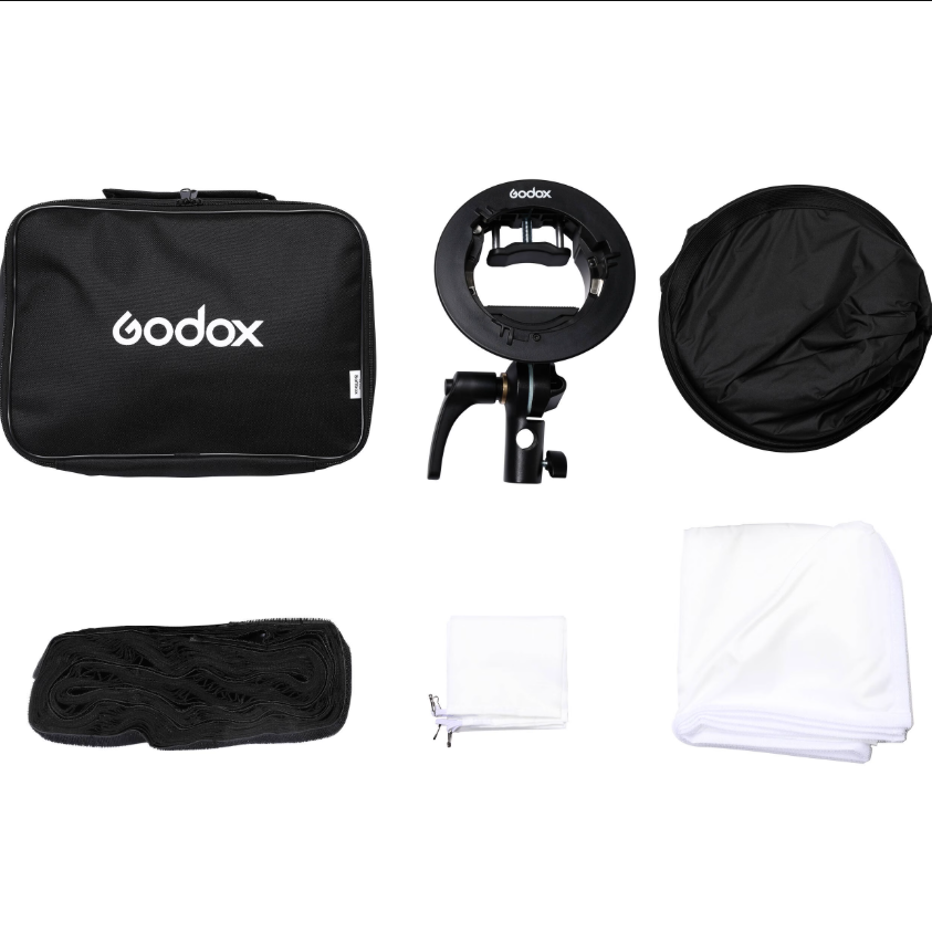 Godox SGGV6060 Softbox Rapido de 60x60 Con Grilla y Montura - Imagen 7