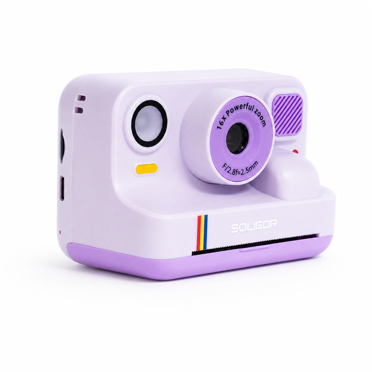 CAMARA INSTANTANEA C/IMPRESORA BLUETOOTH LILA - Imagen 3