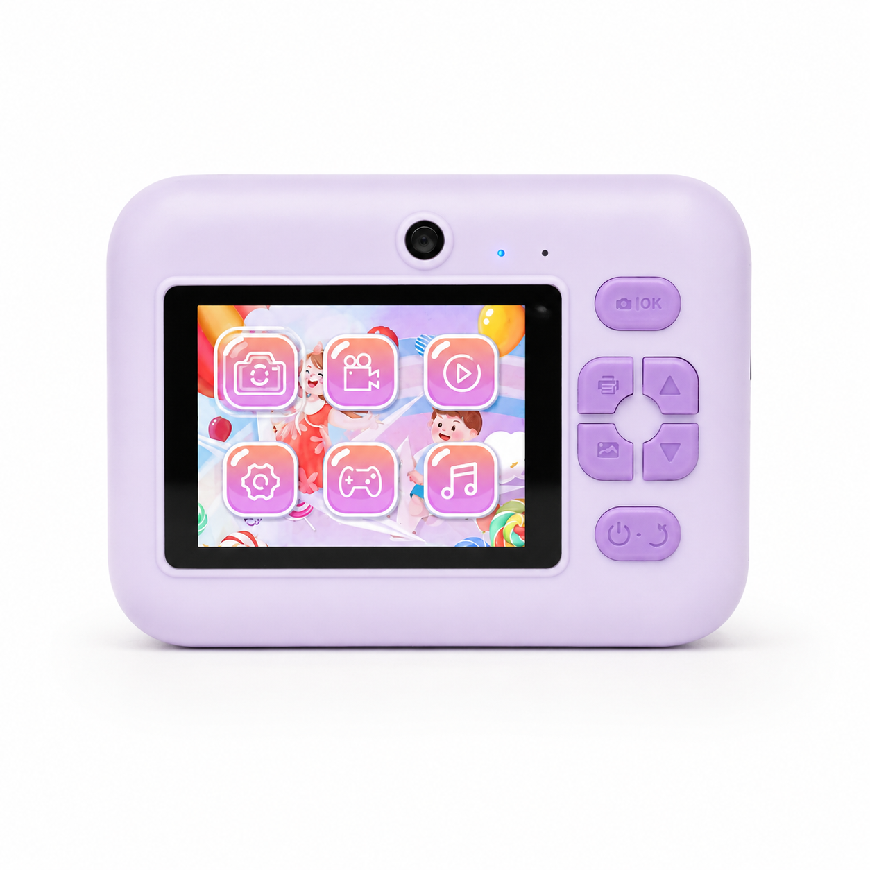 CAMARA INSTANTANEA C/IMPRESORA BLUETOOTH LILA - Imagen 4