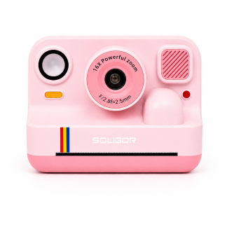 CAMARA INSTANTANEA C/IMPRESORA BLUETOOTH PINK