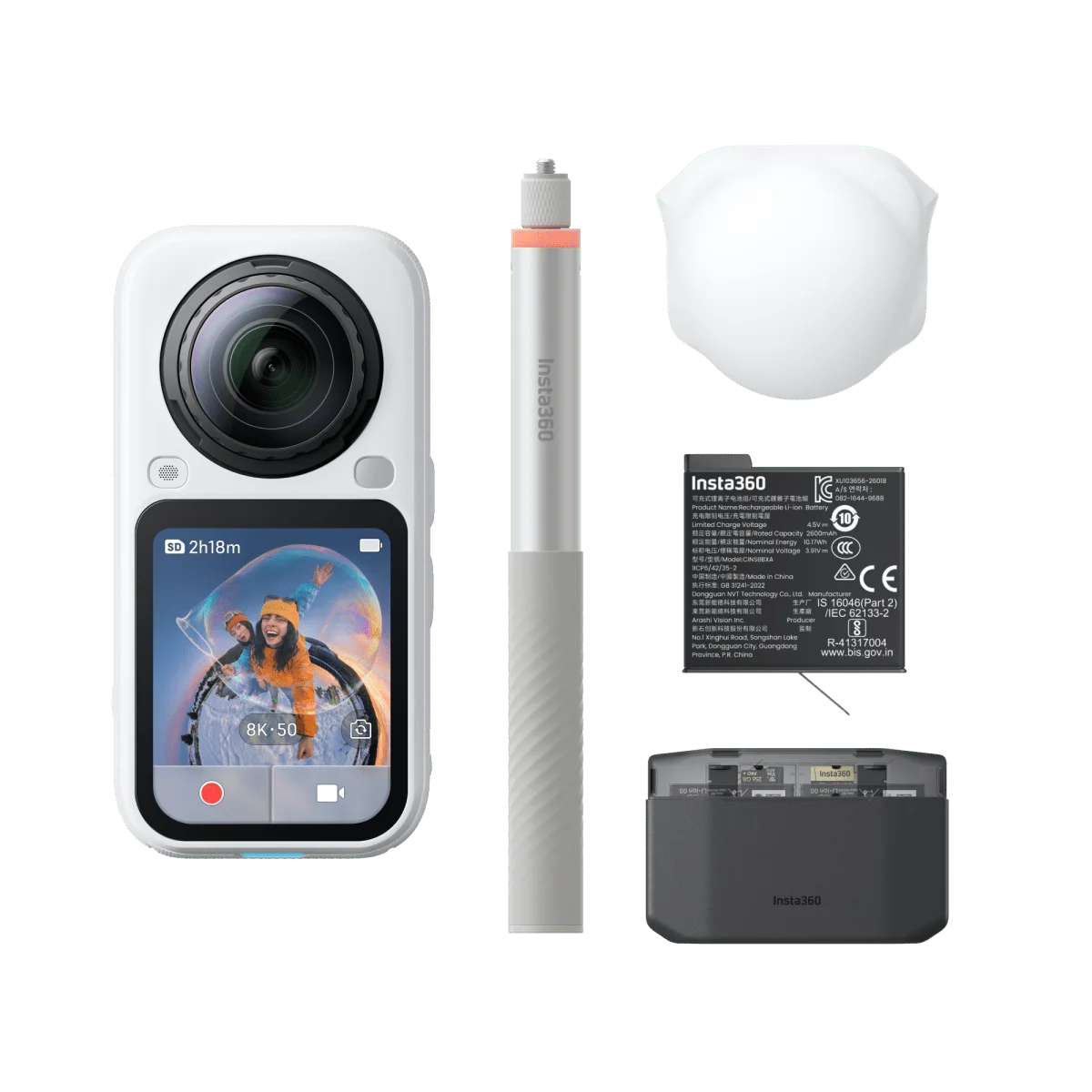 Insta360 X6 Essentials Bundle Arctic White