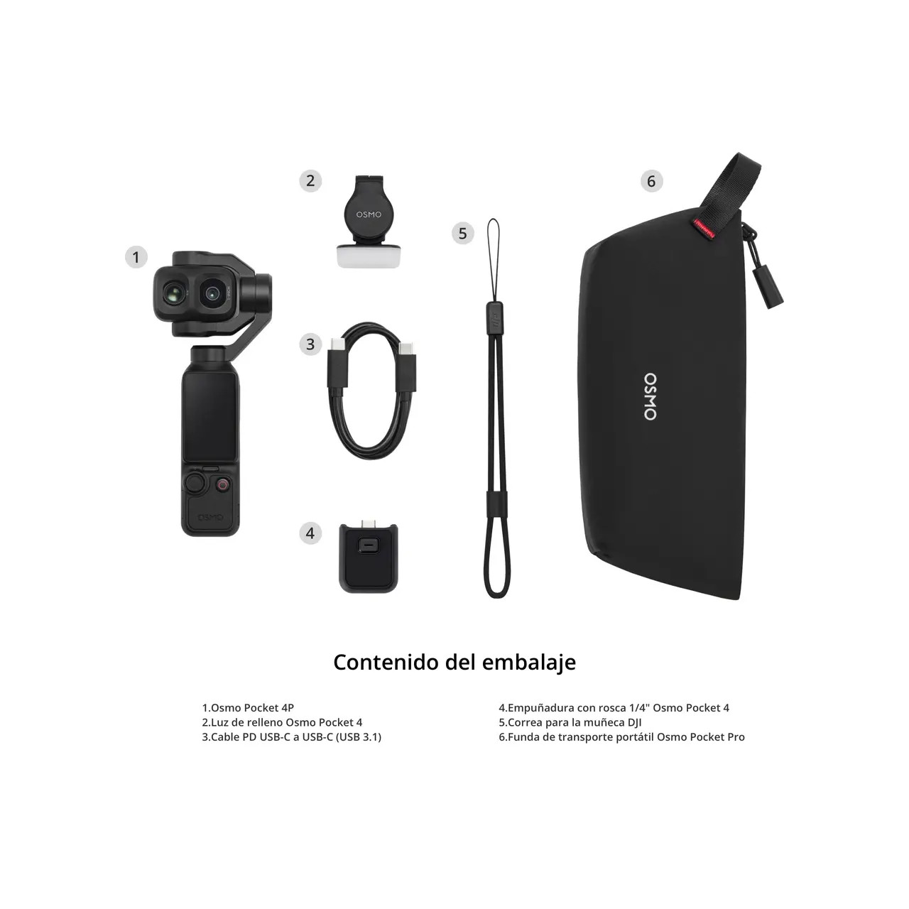 DJI Osmo Pocket 4P Standard Combo - Imagen 7