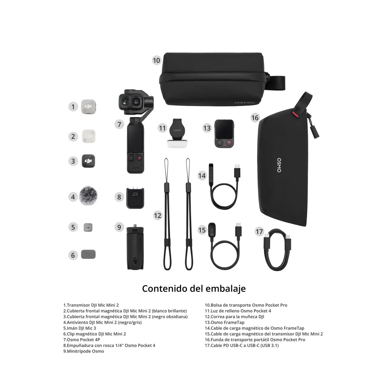 DJI Osmo Pocket 4P Vlog Combo - Imagen 7