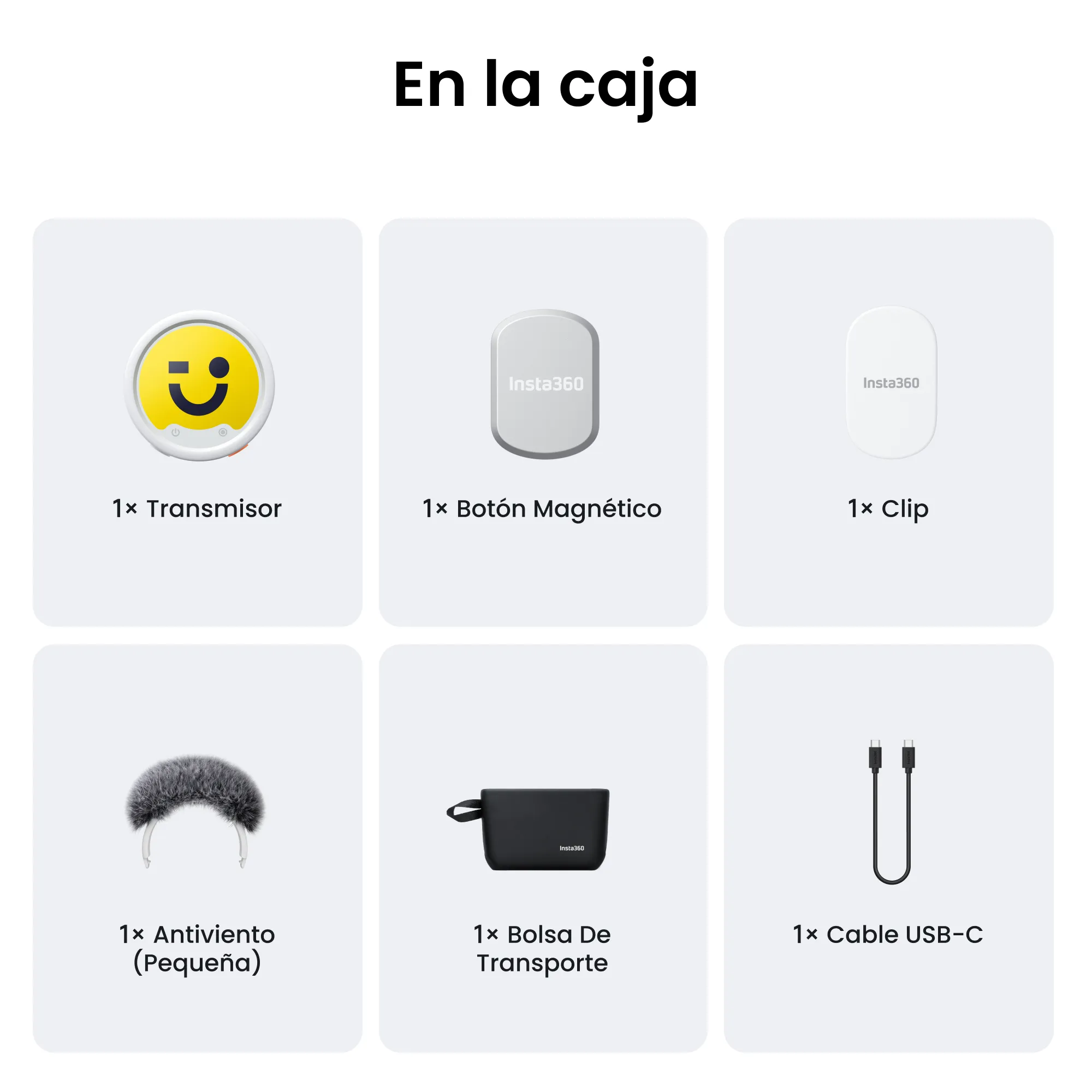 INSTA360 TRANSMISOR MIC PRO WHITE - Imagen 2