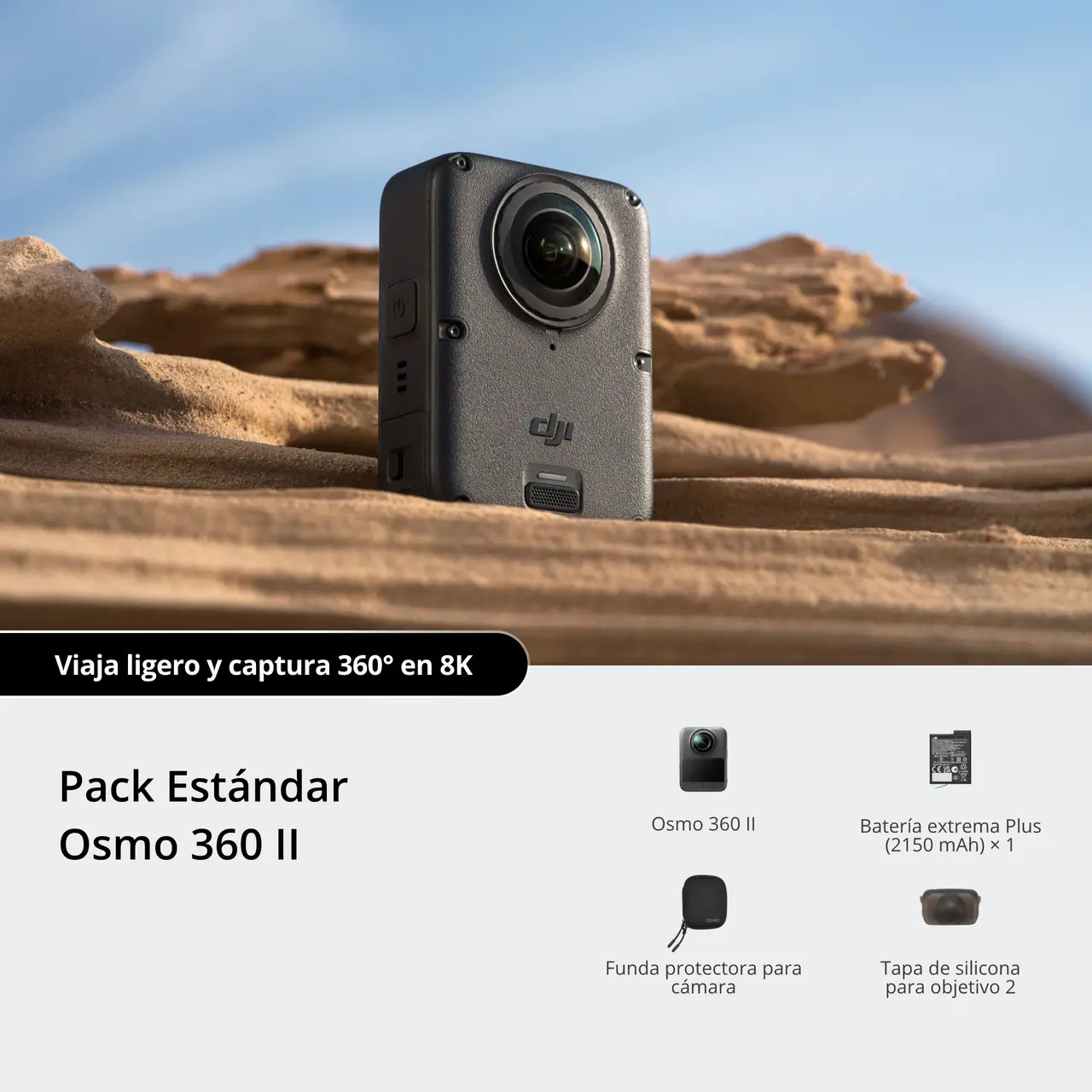 DJI OSMO 360 II ESTÁNDAR COMBO - Imagen 2